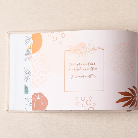 Beauty And The Bump - Baby Shower Book